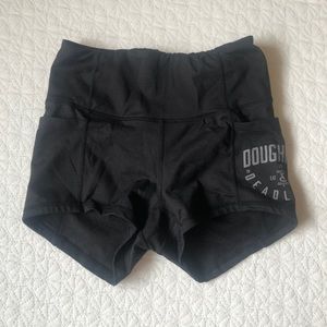 Doughnuts and Deadlifts scrunch butt shorts